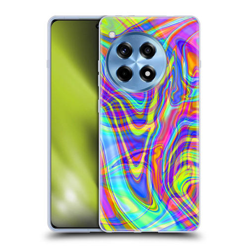 Suzan Lind Marble Illusion Rainbow Soft Gel Case for OnePlus 12R
