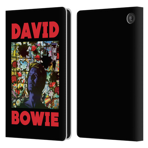 David Bowie Album Art Tonight Leather Book Wallet Case Cover For Amazon Fire 7 2022