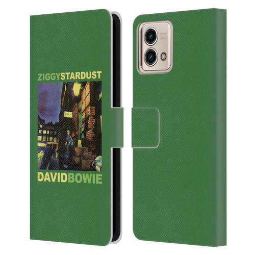 David Bowie Album Art Ziggy Stardust Leather Book Wallet Case Cover For Motorola Moto G Stylus 5G 2023