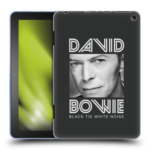 David Bowie Album Art Black Tie Soft Gel Case for Amazon Fire HD 8/Fire HD 8 Plus 2020