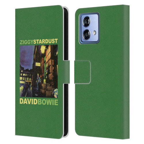 David Bowie Album Art Ziggy Stardust Leather Book Wallet Case Cover For Motorola Moto G84 5G