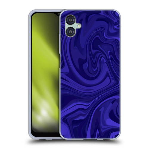 Suzan Lind Marble Indigo Soft Gel Case for Samsung Galaxy M04 5G / A04e