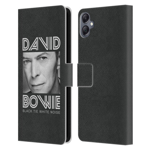 David Bowie Album Art Black Tie Leather Book Wallet Case Cover For Samsung Galaxy A05