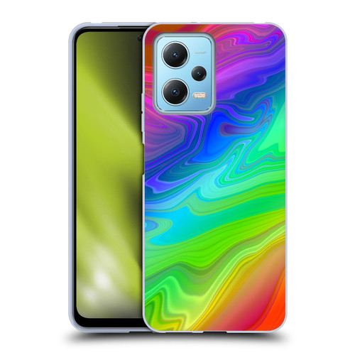 Suzan Lind Marble Rainbow Soft Gel Case for Xiaomi Redmi Note 12 5G