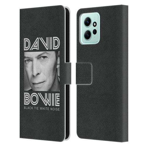 David Bowie Album Art Black Tie Leather Book Wallet Case Cover For Xiaomi Redmi 12