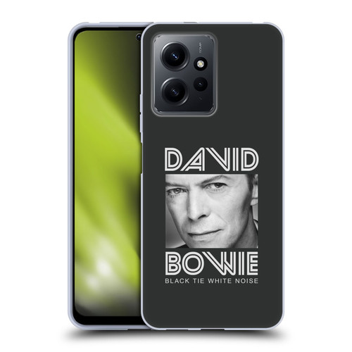 David Bowie Album Art Black Tie Soft Gel Case for Xiaomi Redmi Note 12 4G