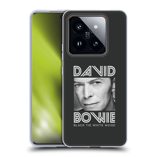 David Bowie Album Art Black Tie Soft Gel Case for Xiaomi 14 Pro