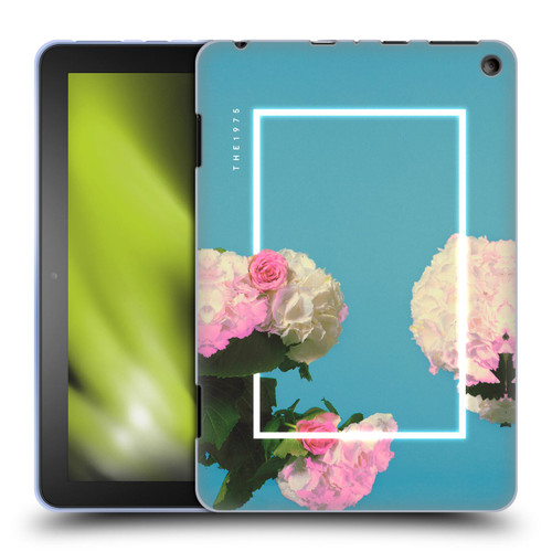 The 1975 Key Art Roses Blue Soft Gel Case for Amazon Fire HD 8/Fire HD 8 Plus 2020