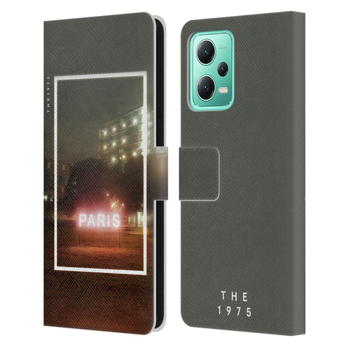 The 1975 Songs Paris Leather Book Wallet Case Cover For Xiaomi Redmi Note 12 5G