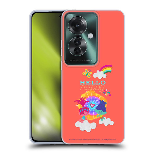 Trolls Graphics Poppy Branch Rainbow Soft Gel Case for OPPO Reno11 F 5G / F25 Pro 5G