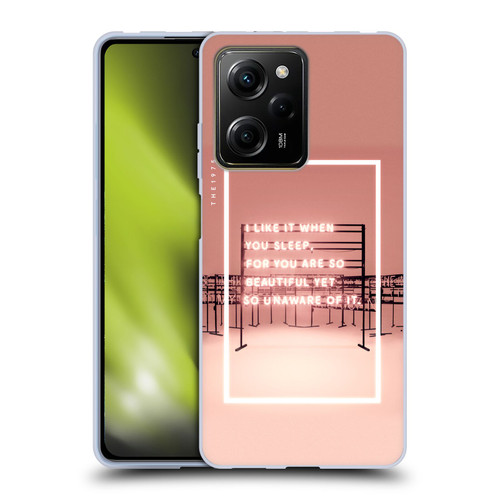 The 1975 Songs I Like It When You Sleep Soft Gel Case for Xiaomi Redmi Note 12 Pro 5G