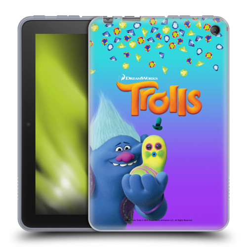 Trolls Snack Pack Biggie & Mr. Dinkles Soft Gel Case for Amazon Fire 7 2022