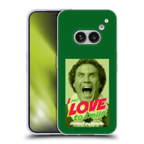 Elf Movie Graphics 1 I Love To Smile Soft Gel Case for Nothing Phone (2a)