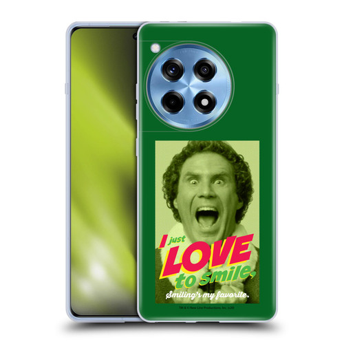Elf Movie Graphics 1 I Love To Smile Soft Gel Case for OnePlus 12R