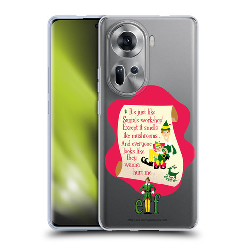 Elf Movie Graphics 1 Quote Soft Gel Case for OPPO Reno11