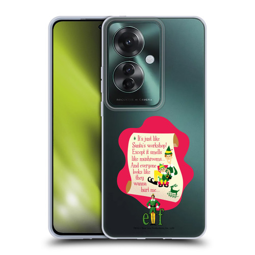 Elf Movie Graphics 1 Quote Soft Gel Case for OPPO Reno11 F 5G / F25 Pro 5G