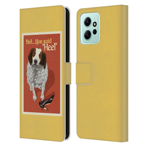 Lantern Press Dog Collection But You Said Leather Book Wallet Case Cover For Xiaomi Redmi 12