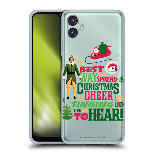 Elf Movie Graphics 1 Christmas Cheer Soft Gel Case for Samsung Galaxy M04 5G / A04e
