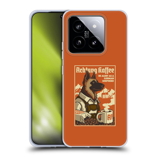 Lantern Press Dog Collection German Sheperd Soft Gel Case for Xiaomi 14