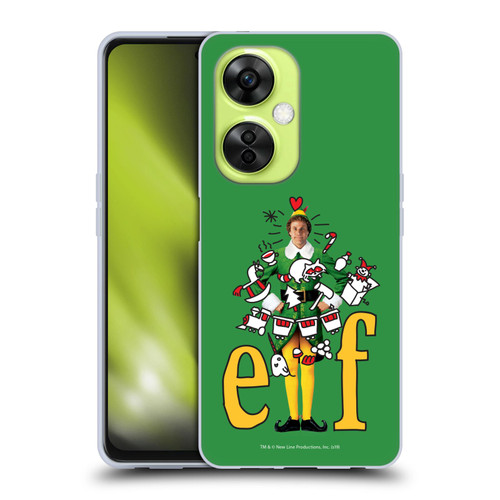 Elf Movie Graphics 2 Doodles Soft Gel Case for OnePlus Nord CE 3 Lite 5G