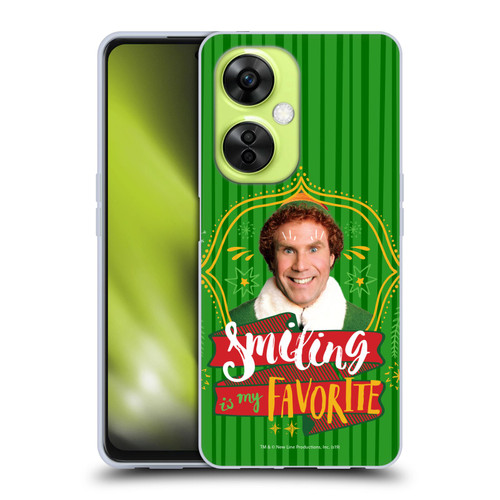 Elf Movie Graphics 2 Smiling Is My favorite Soft Gel Case for OnePlus Nord CE 3 Lite 5G