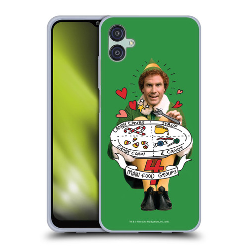 Elf Movie Graphics 2 Buddy Food Groups Soft Gel Case for Samsung Galaxy M04 5G / A04e