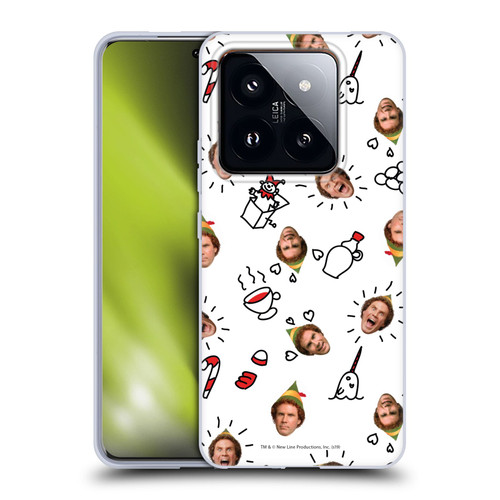 Elf Movie Graphics 2 Buddy Face Pattern Soft Gel Case for Xiaomi 14 Pro