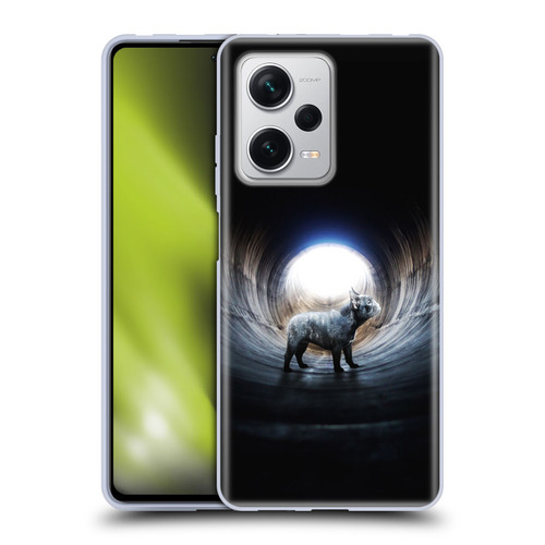 Klaudia Senator French Bulldog Lost Soft Gel Case for Xiaomi Redmi Note 12 Pro+ 5G