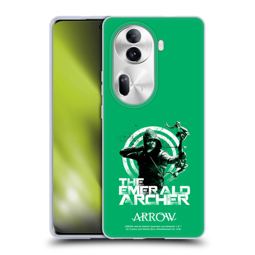 Arrow TV Series Graphics The Emerald Archer Soft Gel Case for OPPO Reno11 Pro