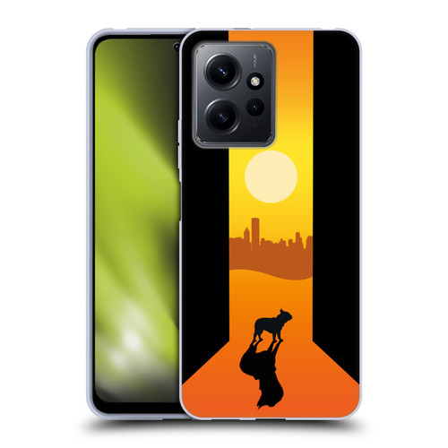 Klaudia Senator French Bulldog 2 Shadow At Sunset Soft Gel Case for Xiaomi Redmi Note 12 4G