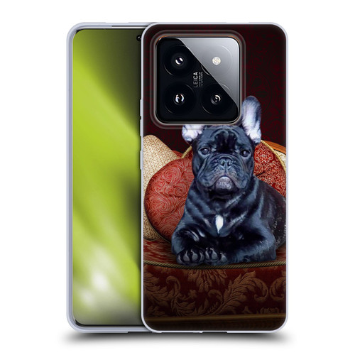Klaudia Senator French Bulldog 2 Classic Couch Soft Gel Case for Xiaomi 14 Pro