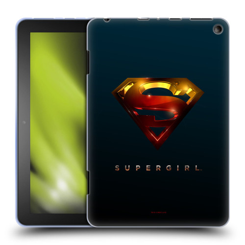 Supergirl TV Series Graphics Crest Soft Gel Case for Amazon Fire HD 8/Fire HD 8 Plus 2020