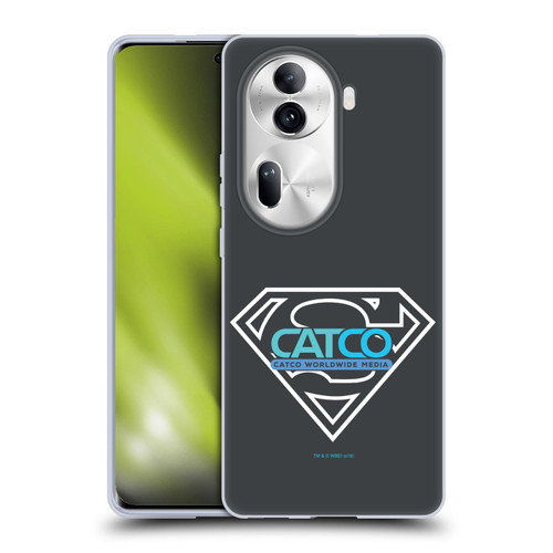 Supergirl TV Series Graphics Catco Soft Gel Case for OPPO Reno11 Pro