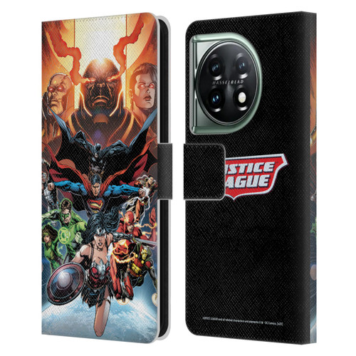 Justice League DC Comics Comic Book Covers #10 Darkseid War Leather Book Wallet Case Cover For OnePlus 11 5G