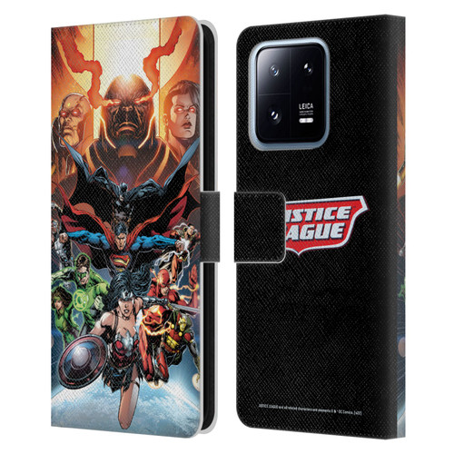 Justice League DC Comics Comic Book Covers #10 Darkseid War Leather Book Wallet Case Cover For Xiaomi 13 Pro 5G