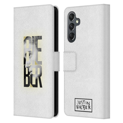 Justin Bieber Purpose B&w Mirror Calendar Text Leather Book Wallet Case Cover For Samsung Galaxy A25 5G