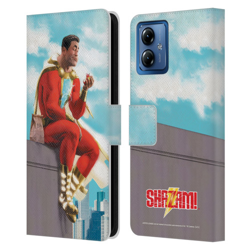 Justice League DC Comics Shazam Comic Book Art Issue #9 Variant 2019 Leather Book Wallet Case Cover For Motorola Moto G14