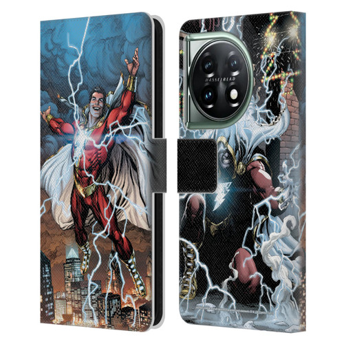 Justice League DC Comics Shazam Comic Book Art Issue #1 Variant 2019 Leather Book Wallet Case Cover For OnePlus 11 5G