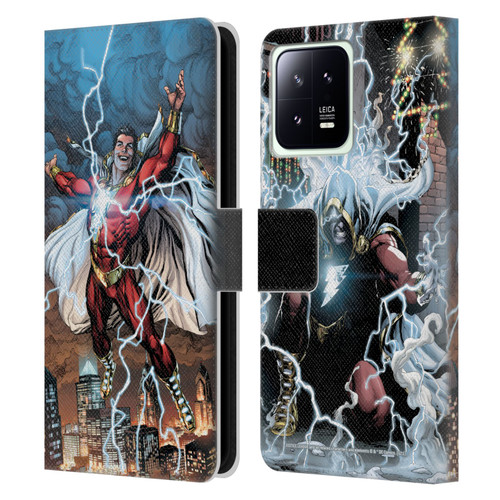 Justice League DC Comics Shazam Comic Book Art Issue #1 Variant 2019 Leather Book Wallet Case Cover For Xiaomi 13 5G