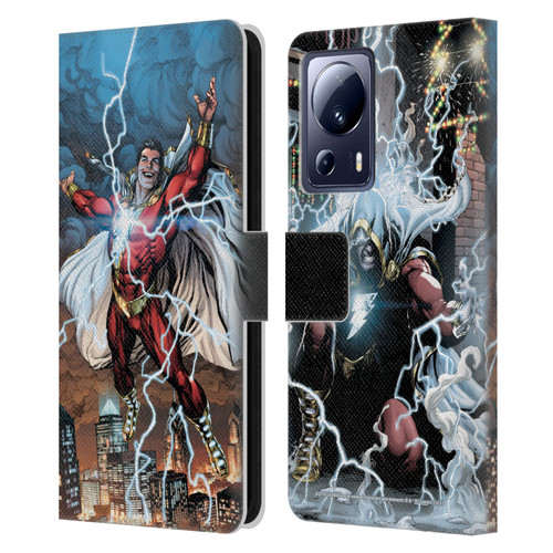 Justice League DC Comics Shazam Comic Book Art Issue #1 Variant 2019 Leather Book Wallet Case Cover For Xiaomi 13 Lite 5G