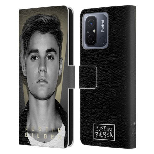 Justin Bieber Purpose B&w What Do You Mean Shot Leather Book Wallet Case Cover For Xiaomi Redmi 12C