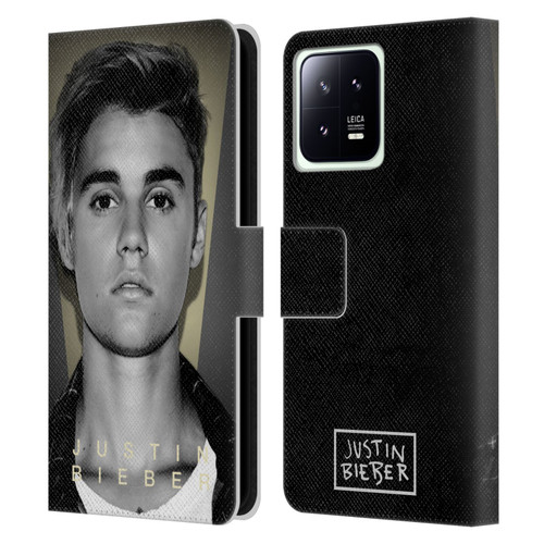 Justin Bieber Purpose B&w What Do You Mean Shot Leather Book Wallet Case Cover For Xiaomi 13 5G