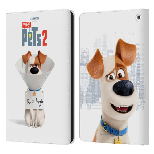 The Secret Life of Pets 2 Character Posters Max Jack Russell Dog Leather Book Wallet Case Cover For Amazon Fire HD 8/Fire HD 8 Plus 2020