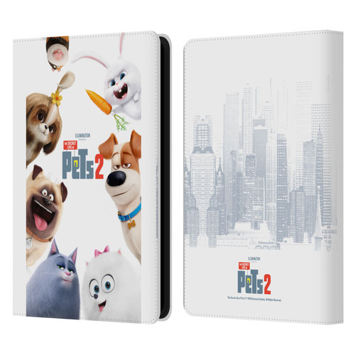 The Secret Life of Pets 2 Character Posters Group Leather Book Wallet Case Cover For Amazon Kindle Paperwhite 5 (2021)