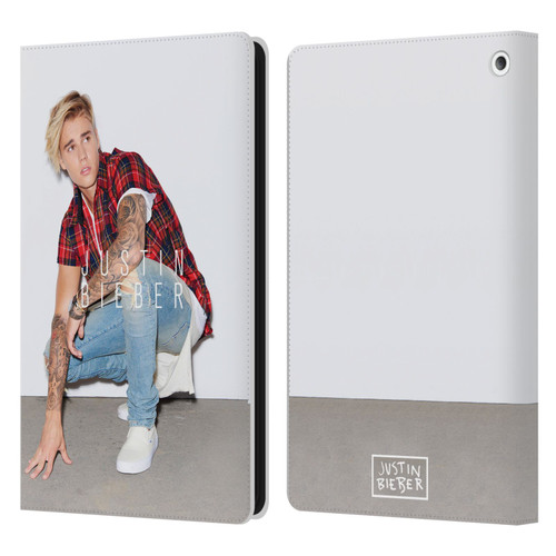 Justin Bieber Purpose Calendar Photo Leather Book Wallet Case Cover For Amazon Fire HD 8/Fire HD 8 Plus 2020