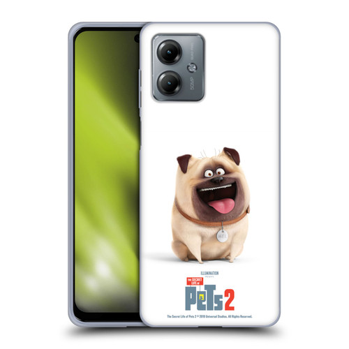 The Secret Life of Pets 2 Character Posters Mel Pug Dog Soft Gel Case for Motorola Moto G14