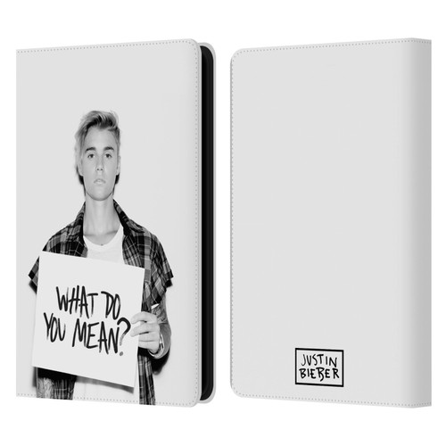 Justin Bieber Purpose What Do You Mean Photo Leather Book Wallet Case Cover For Amazon Kindle Paperwhite 5 (2021)