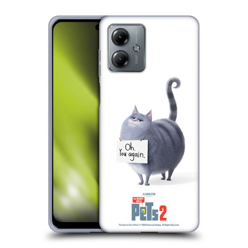 The Secret Life of Pets 2 Character Posters Chloe Cat Soft Gel Case for Motorola Moto G14