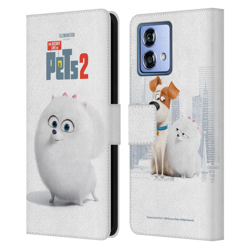 The Secret Life of Pets 2 Character Posters Gidget Pomeranian Dog Leather Book Wallet Case Cover For Motorola Moto G84 5G