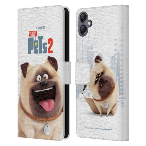 The Secret Life of Pets 2 Character Posters Mel Pug Dog Leather Book Wallet Case Cover For Samsung Galaxy A05